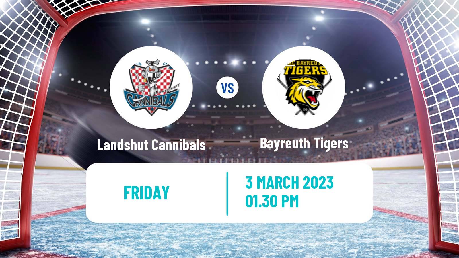 Hockey German DEL2 Landshut Cannibals - Bayreuth Tigers