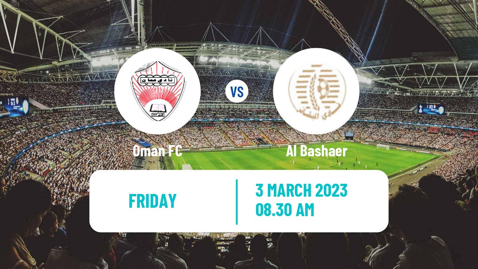 Soccer Omani League Oman FC - Al Bashaer