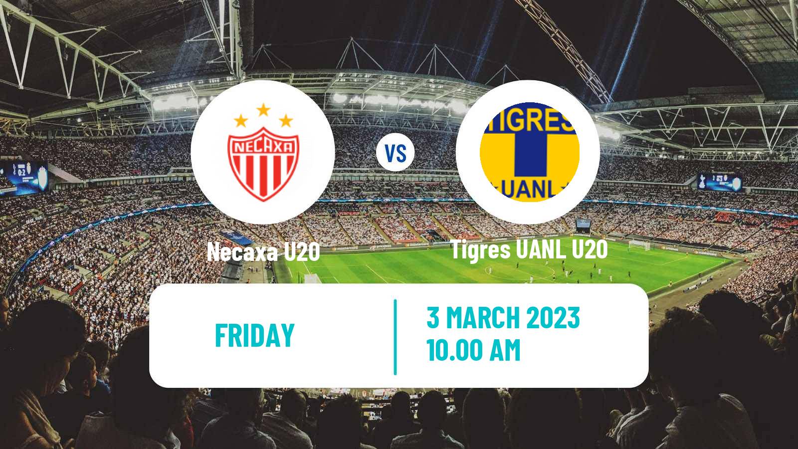 Soccer Mexican Liga MX U20 Necaxa U20 - Tigres UANL U20