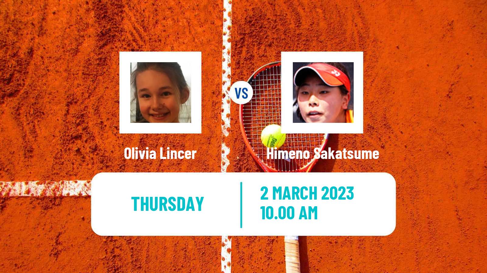 Tennis ITF Tournaments Olivia Lincer - Himeno Sakatsume