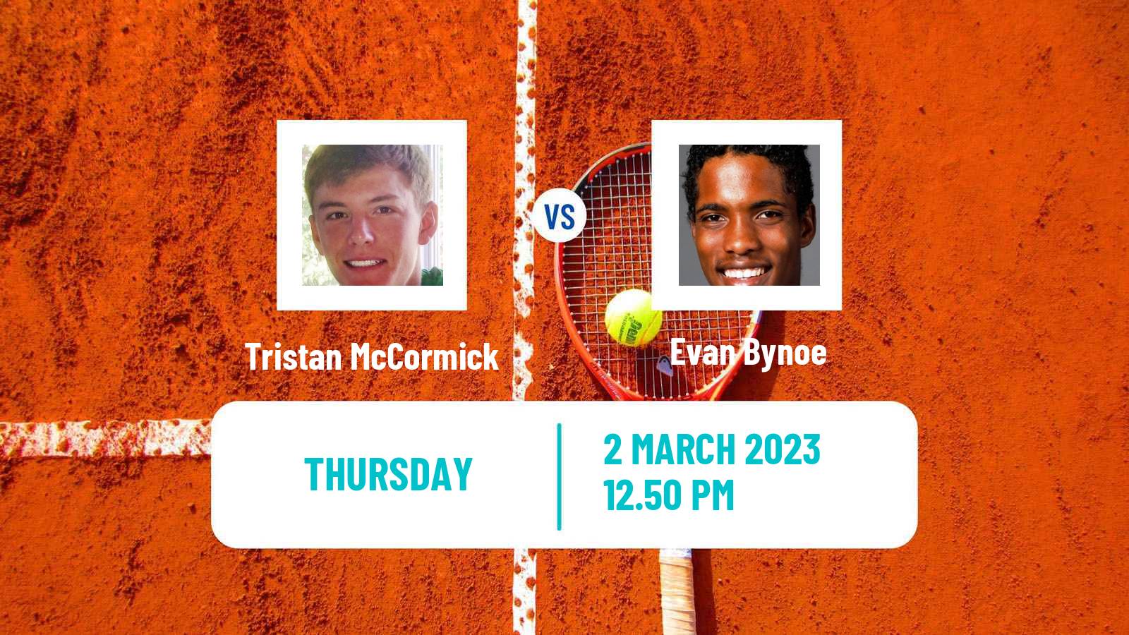 Tennis ITF Tournaments Tristan McCormick - Evan Bynoe