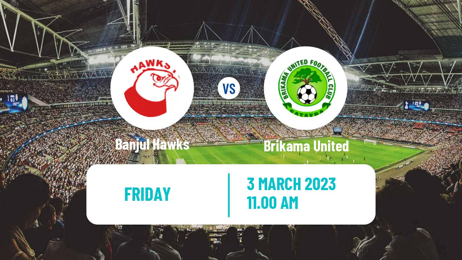 Soccer Gambian GFA League Banjul Hawks - Brikama United