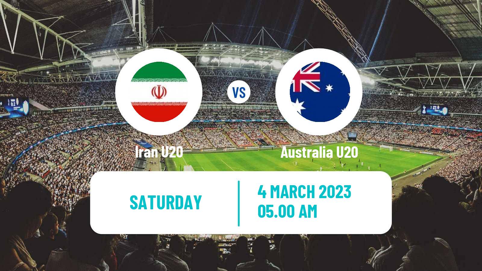 Soccer AFC Championship U20 Iran U20 - Australia U20