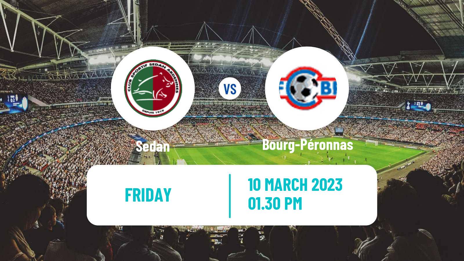 Soccer French National League Sedan - Bourg-Péronnas