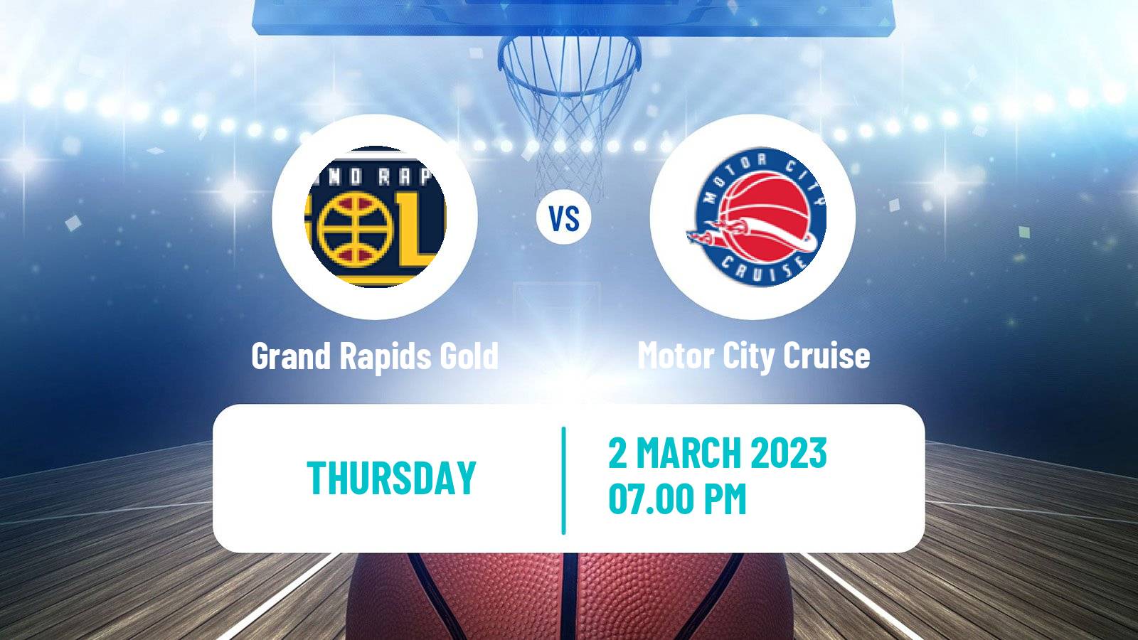 Basketball NBA G-League Grand Rapids Gold - Motor City Cruise