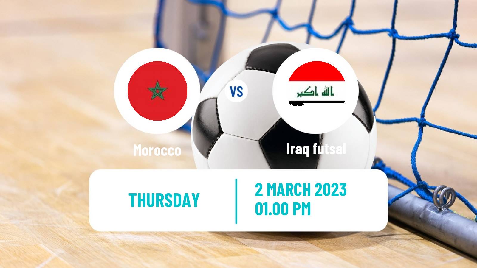 Futsal Friendly International Futsal Morocco - Iraq