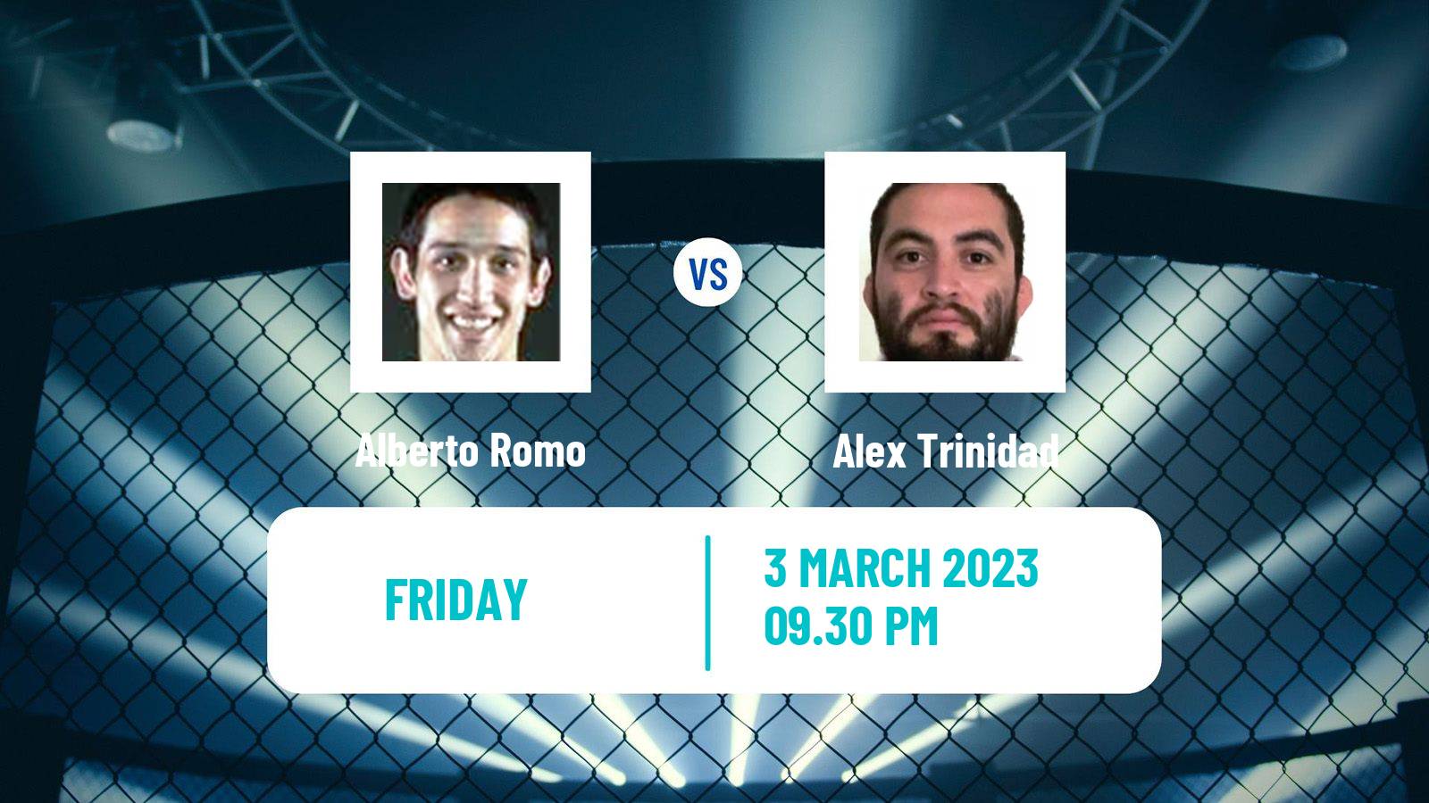 MMA MMA Alberto Romo - Alex Trinidad