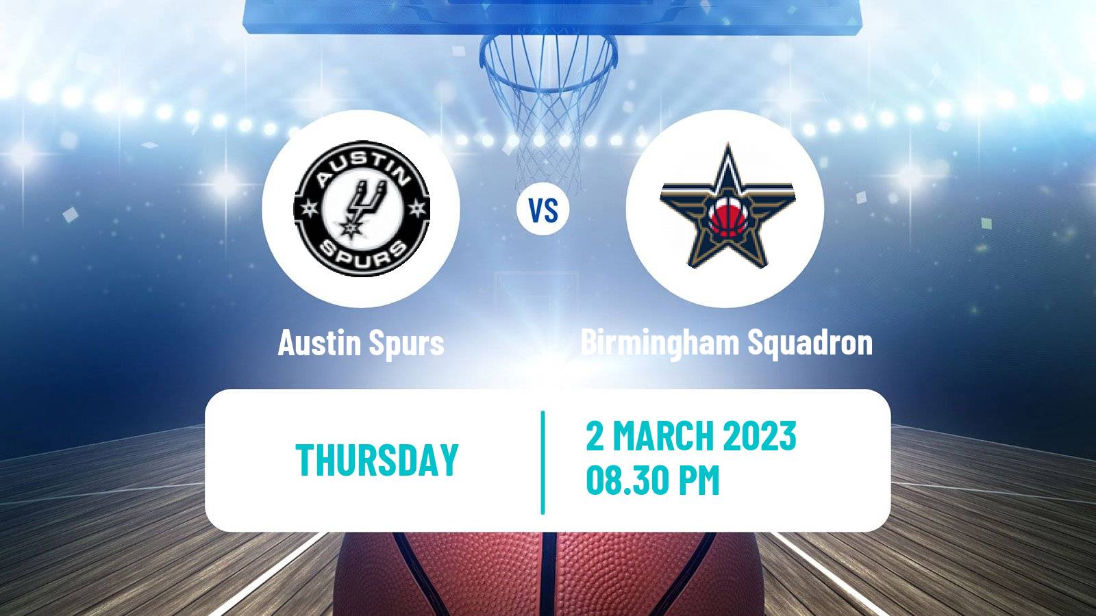 Basketball NBA G-League Austin Spurs - Birmingham Squadron