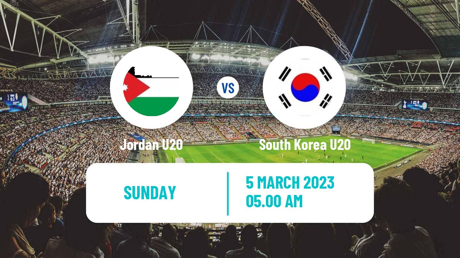 Soccer AFC Championship U20 Jordan U20 - South Korea U20