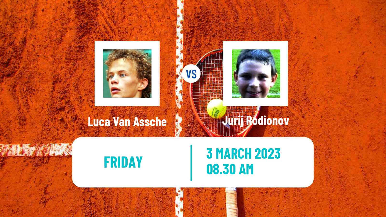 Tennis ATP Challenger Luca Van Assche - Jurij Rodionov