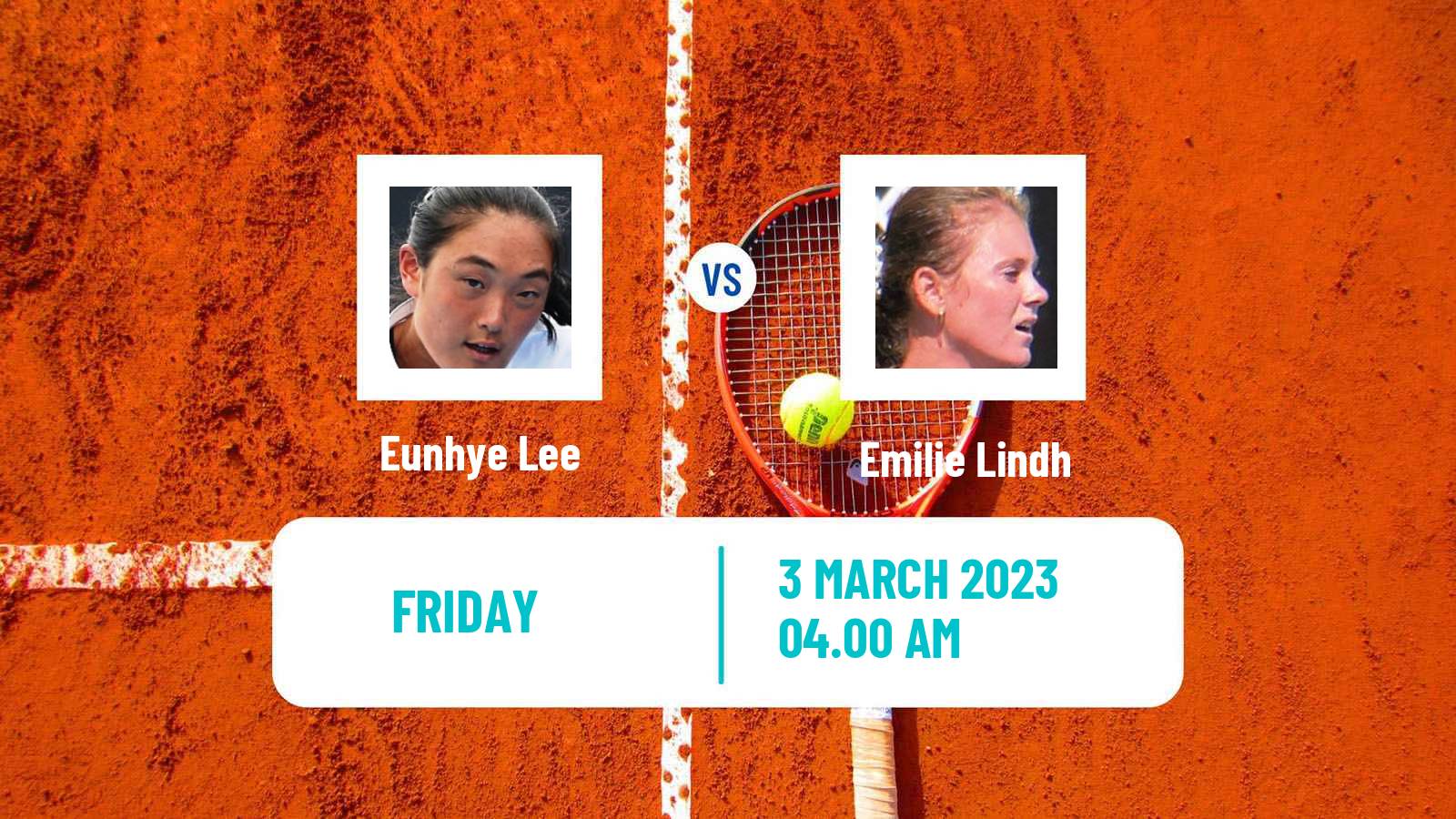 Tennis ITF Tournaments Eunhye Lee - Emilie Lindh