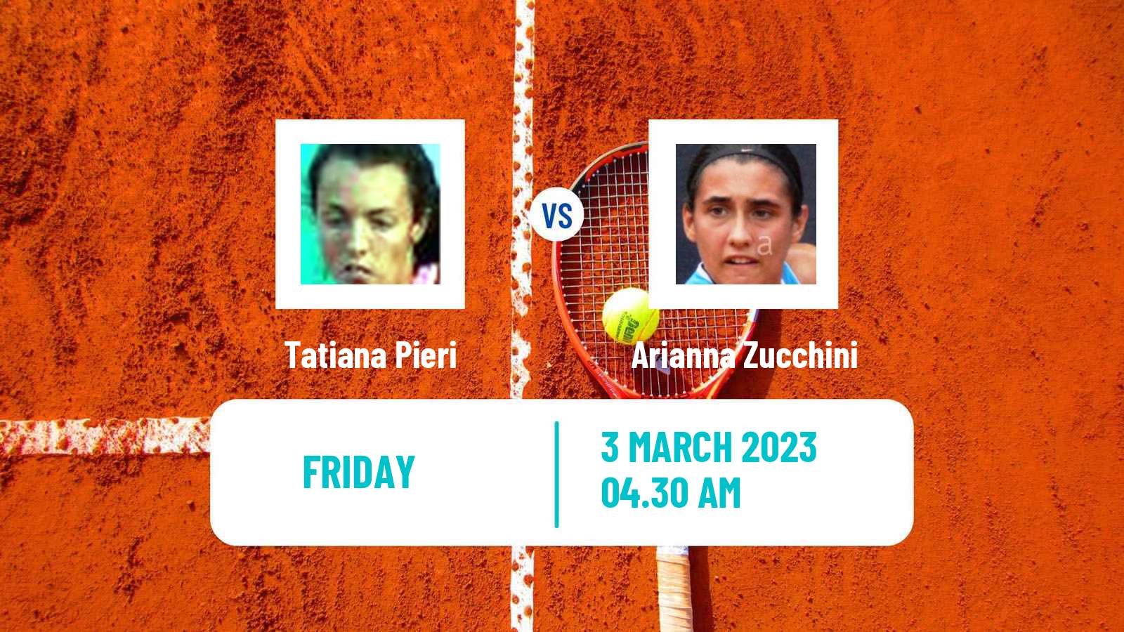 Tennis ITF Tournaments Tatiana Pieri - Arianna Zucchini