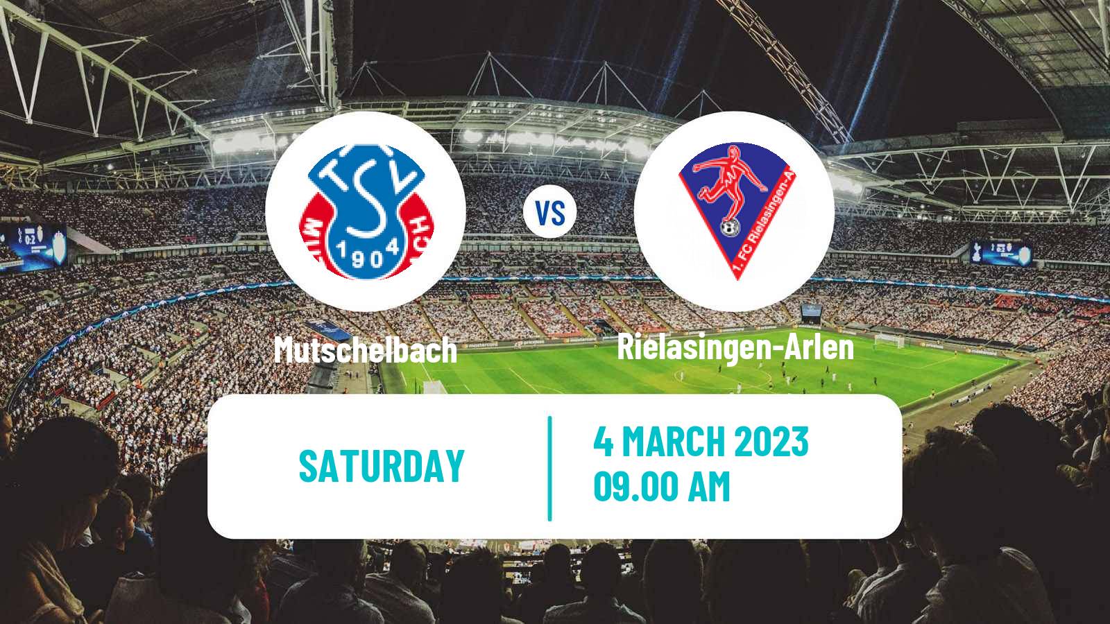 Soccer German Oberliga Baden-Württemberg Mutschelbach - Rielasingen-Arlen