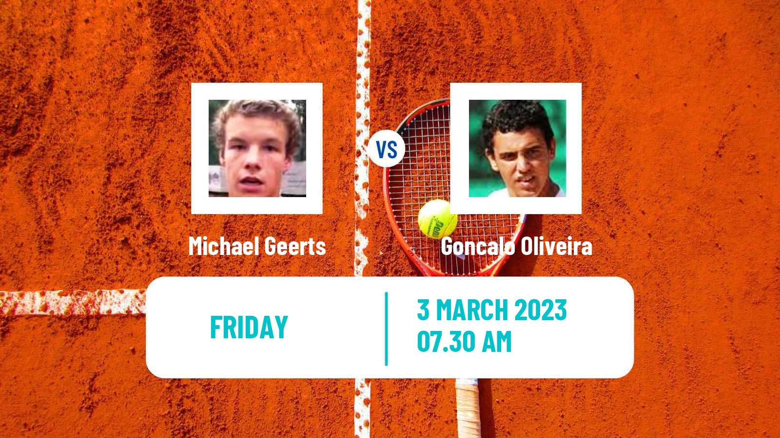 Tennis ITF Tournaments Michael Geerts - Goncalo Oliveira