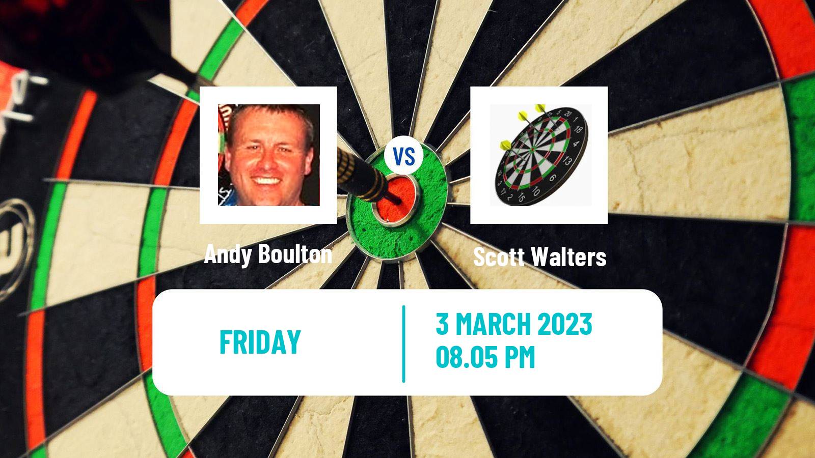 Darts Darts Andy Boulton - Scott Walters