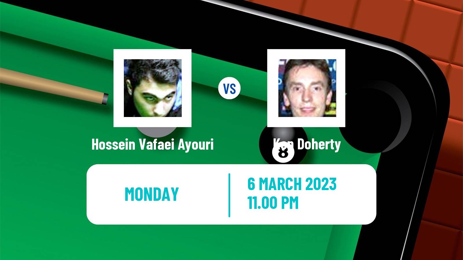 Snooker Snooker Hossein Vafaei Ayouri - Ken Doherty