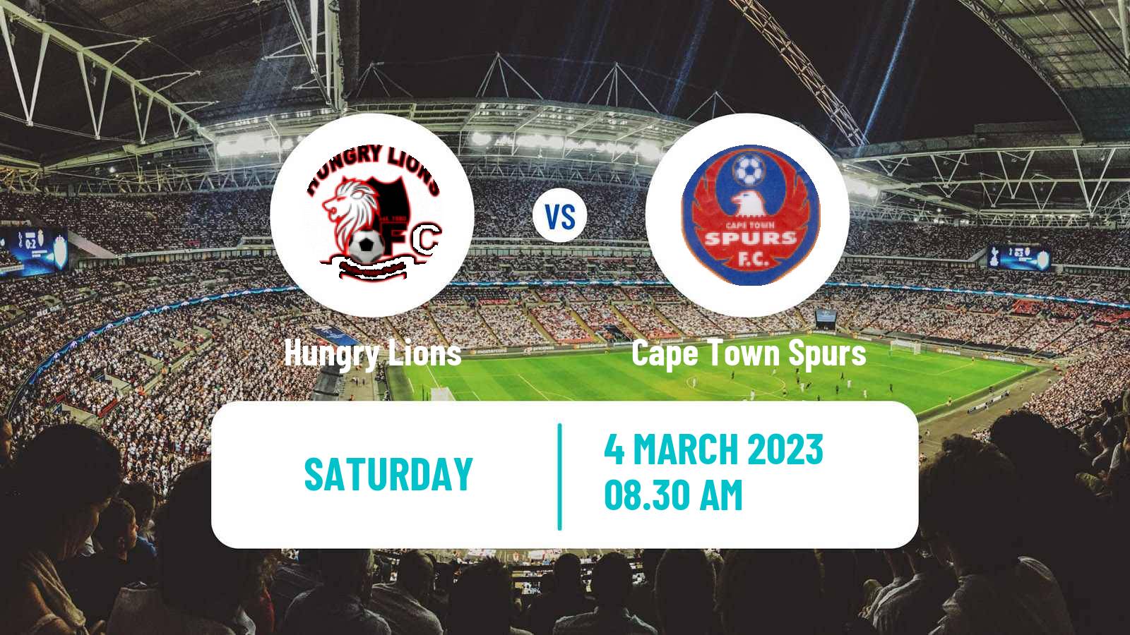 Soccer South African First Division Hungry Lions - Cape Town Spurs