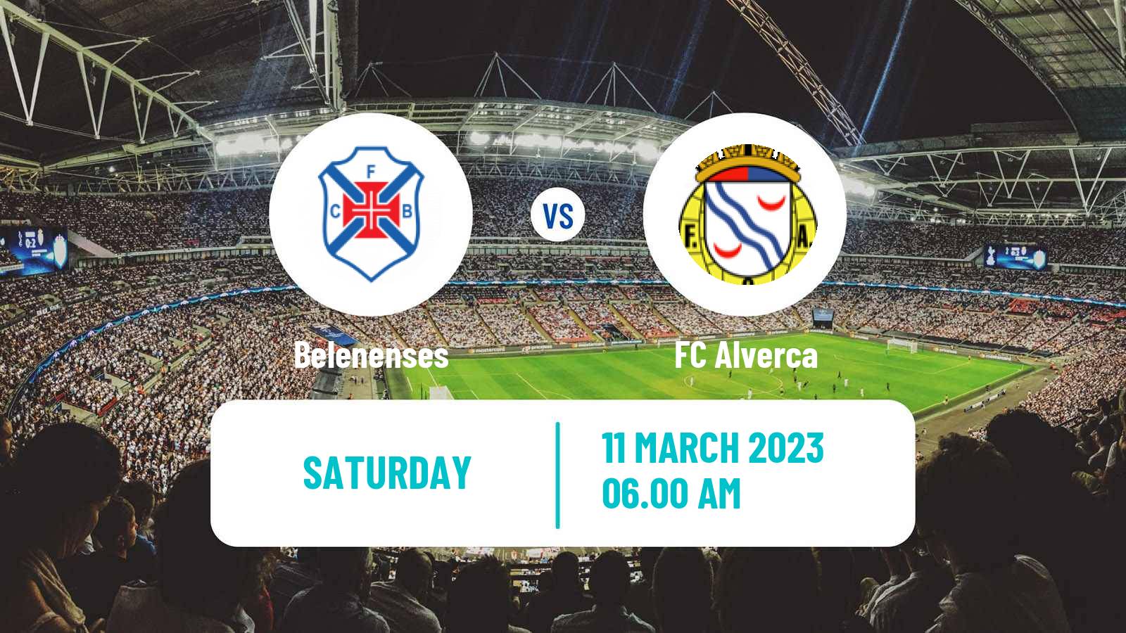 Soccer Portuguese Liga 3 Belenenses - Alverca