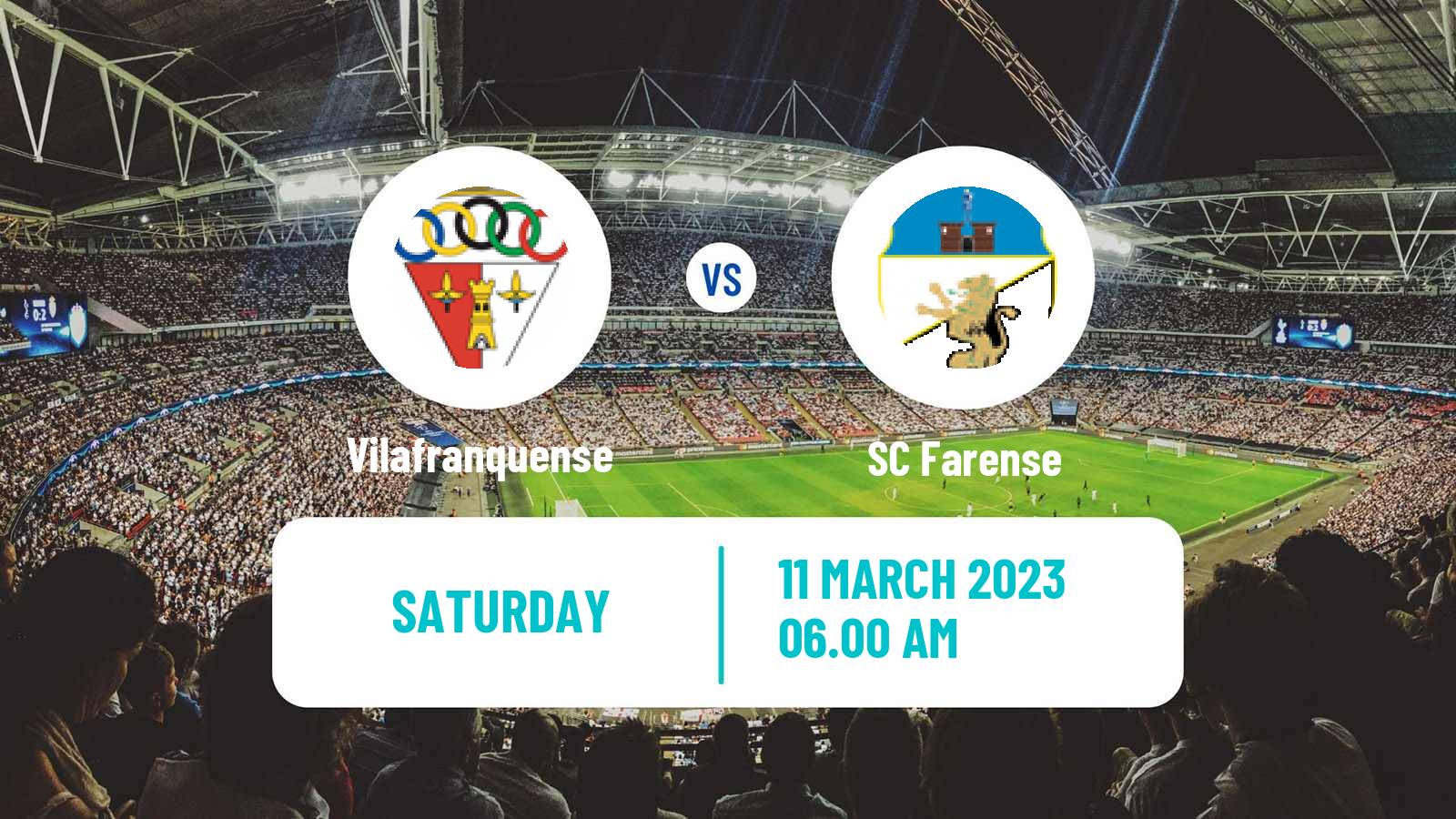 Soccer Portuguese Liga 2 Vilafranquense - Farense