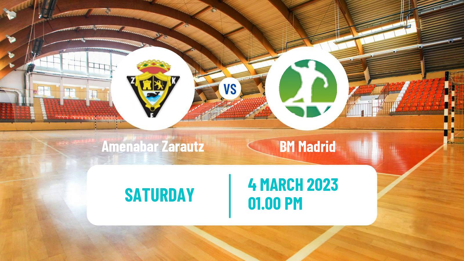 Handball Spanish Division de Honor Plata Handball Amenabar Zarautz - BM Madrid