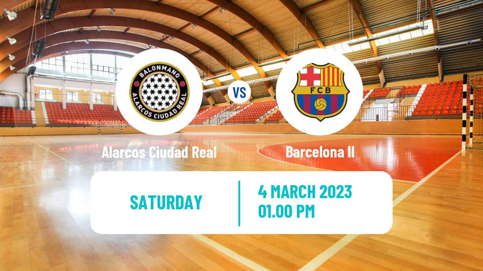 Handball Spanish Division de Honor Plata Handball Alarcos Ciudad Real - Barcelona II