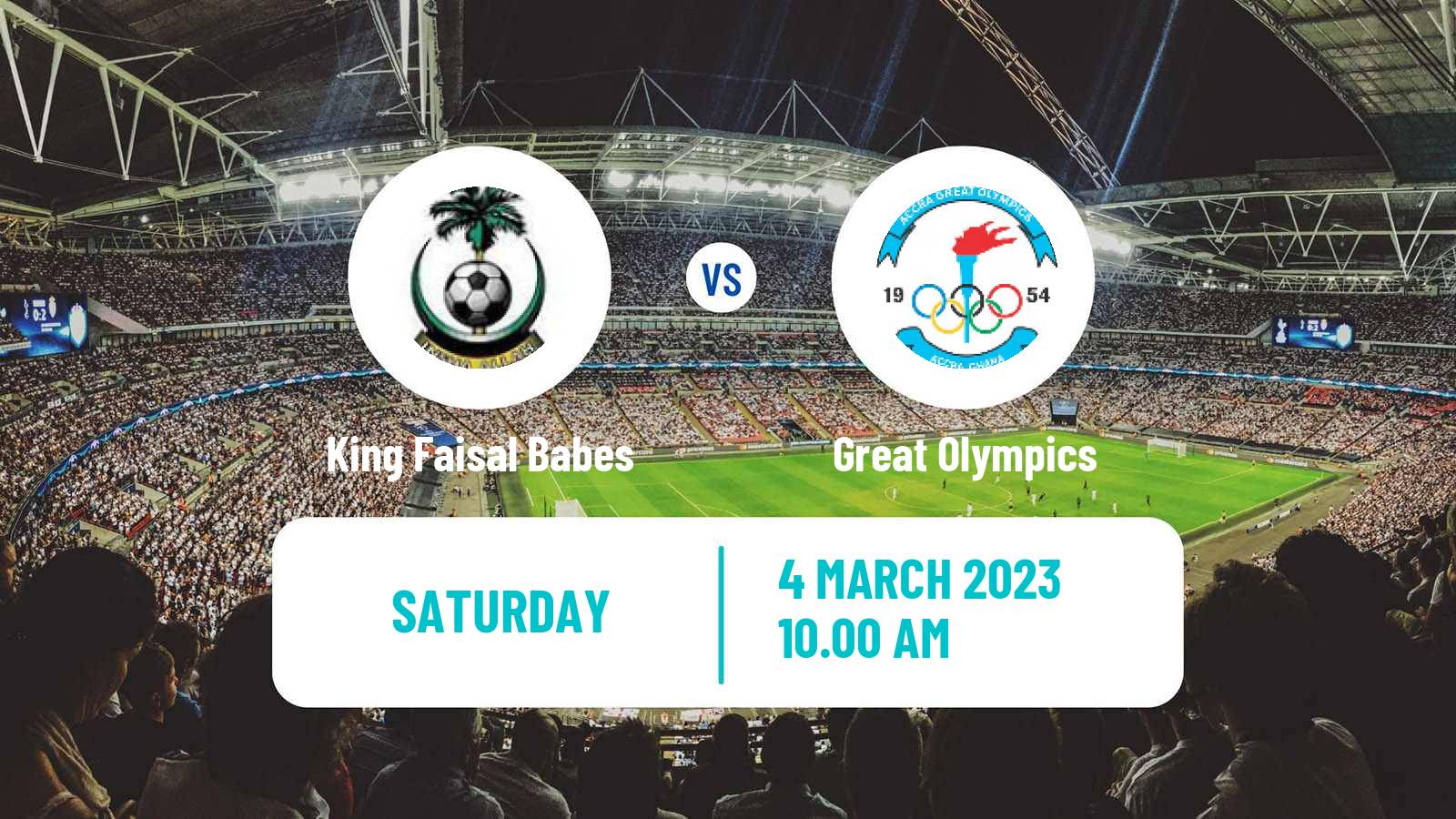 Soccer Ghanaian Premier League King Faisal Babes - Great Olympics
