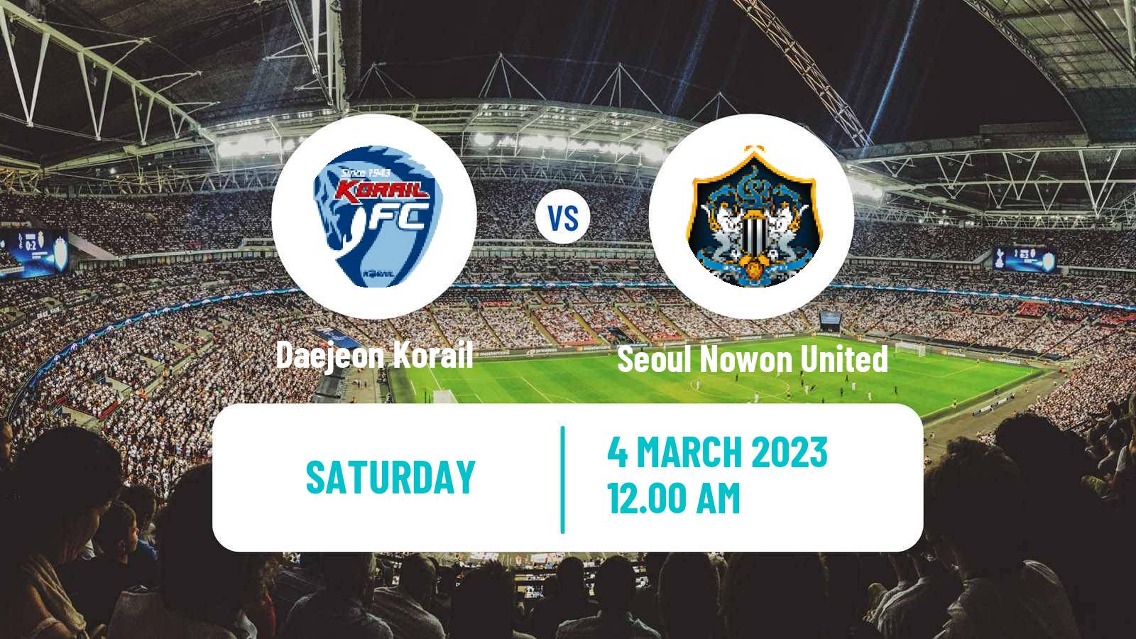 Soccer South Korean Cup Daejeon Korail - Seoul Nowon United