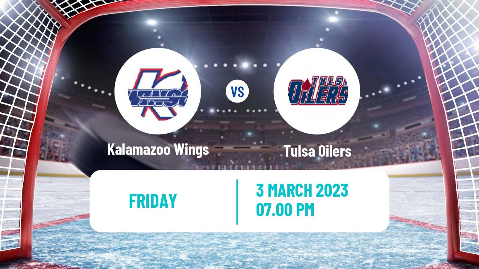 Hockey ECHL Kalamazoo Wings - Tulsa Oilers