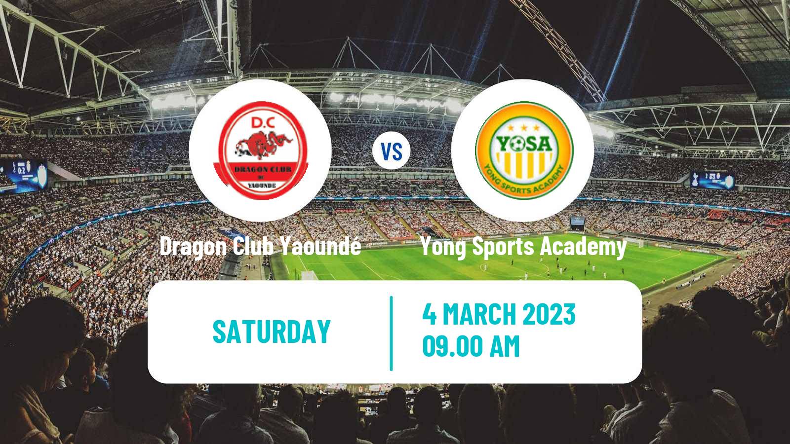 Soccer Cameroon Elite One Dragon Club Yaoundé - Yong Sports Academy