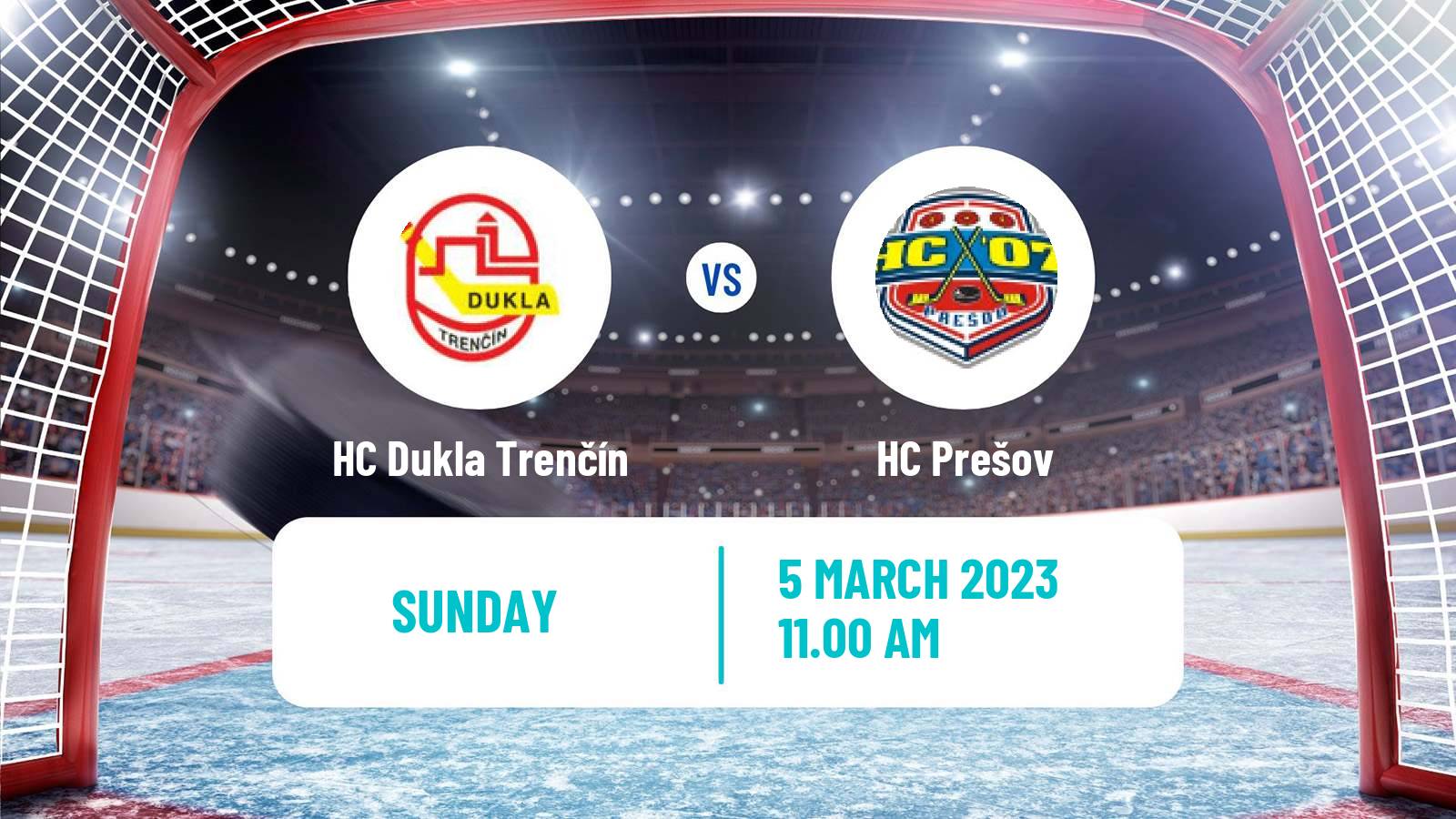 Hockey Slovak Extraliga HC Dukla Trenčín - Prešov