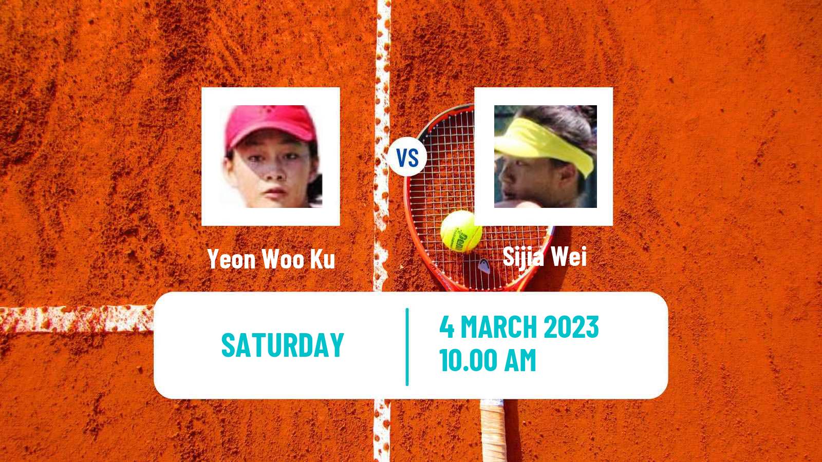 Tennis ITF Tournaments Yeon Woo Ku - Sijia Wei
