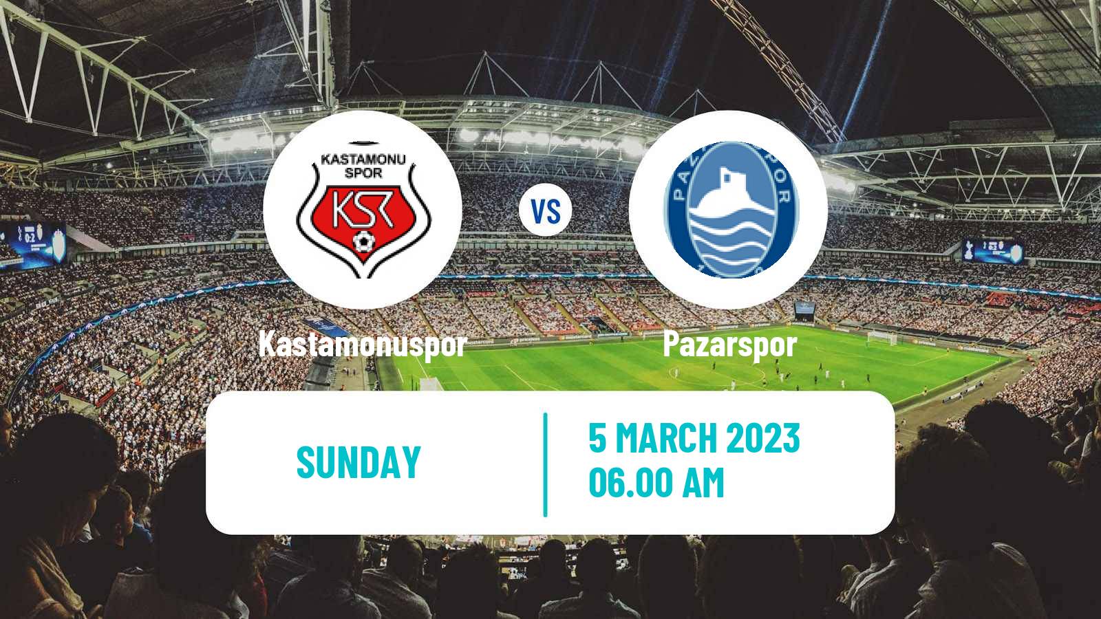 Soccer Turkish Second League Red Group Kastamonuspor - Pazarspor