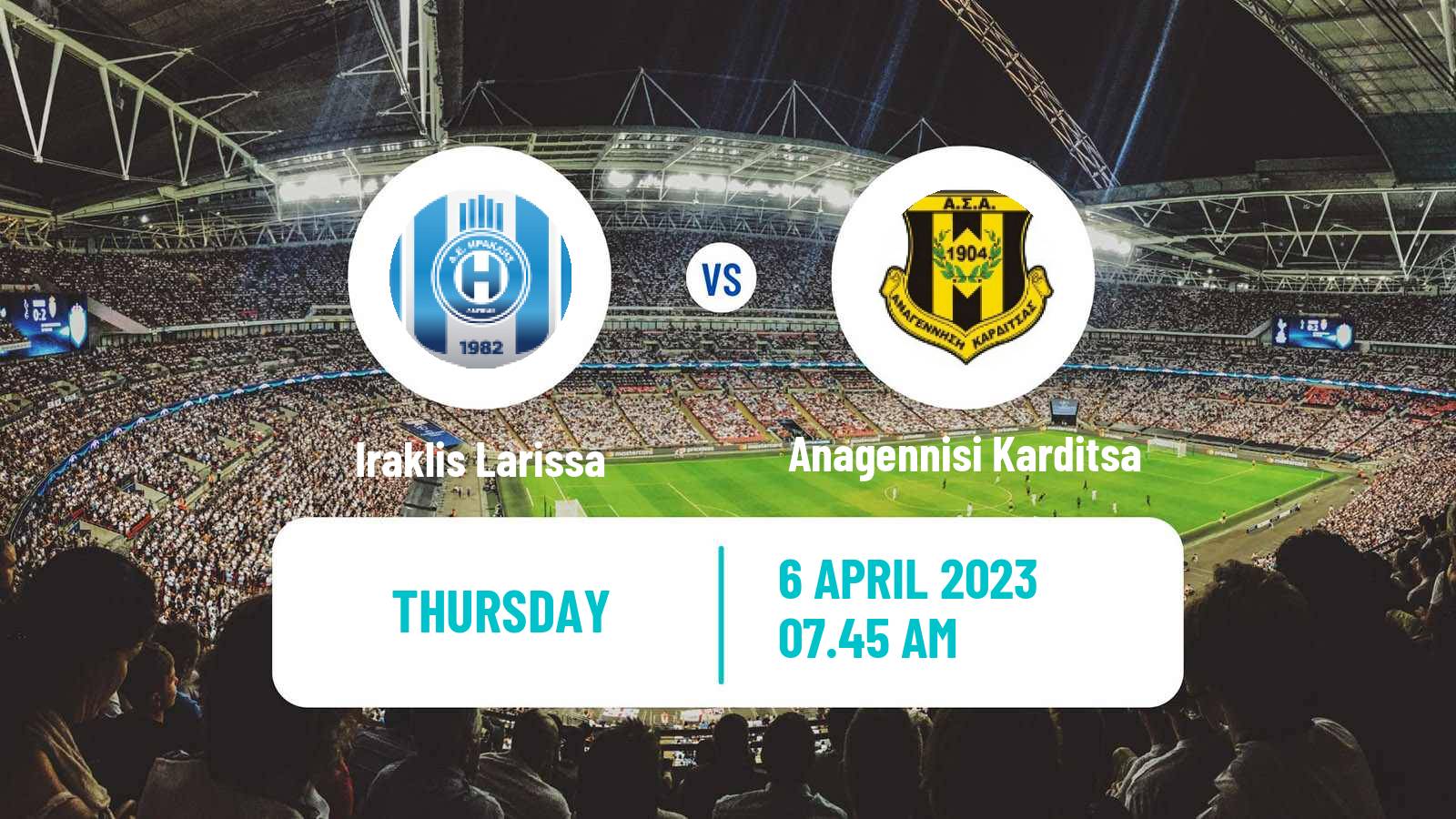 Soccer Greek Super League 2 Iraklis Larissa - Anagennisi Karditsa