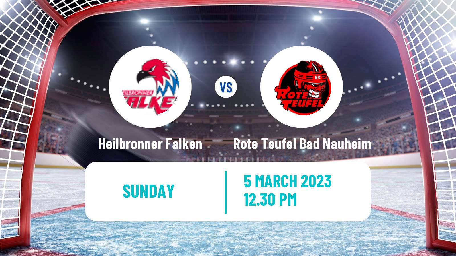 Hockey German DEL2 Heilbronner Falken - Rote Teufel Bad Nauheim