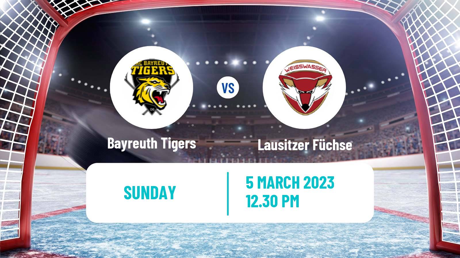 Hockey German DEL2 Bayreuth Tigers - Lausitzer Füchse