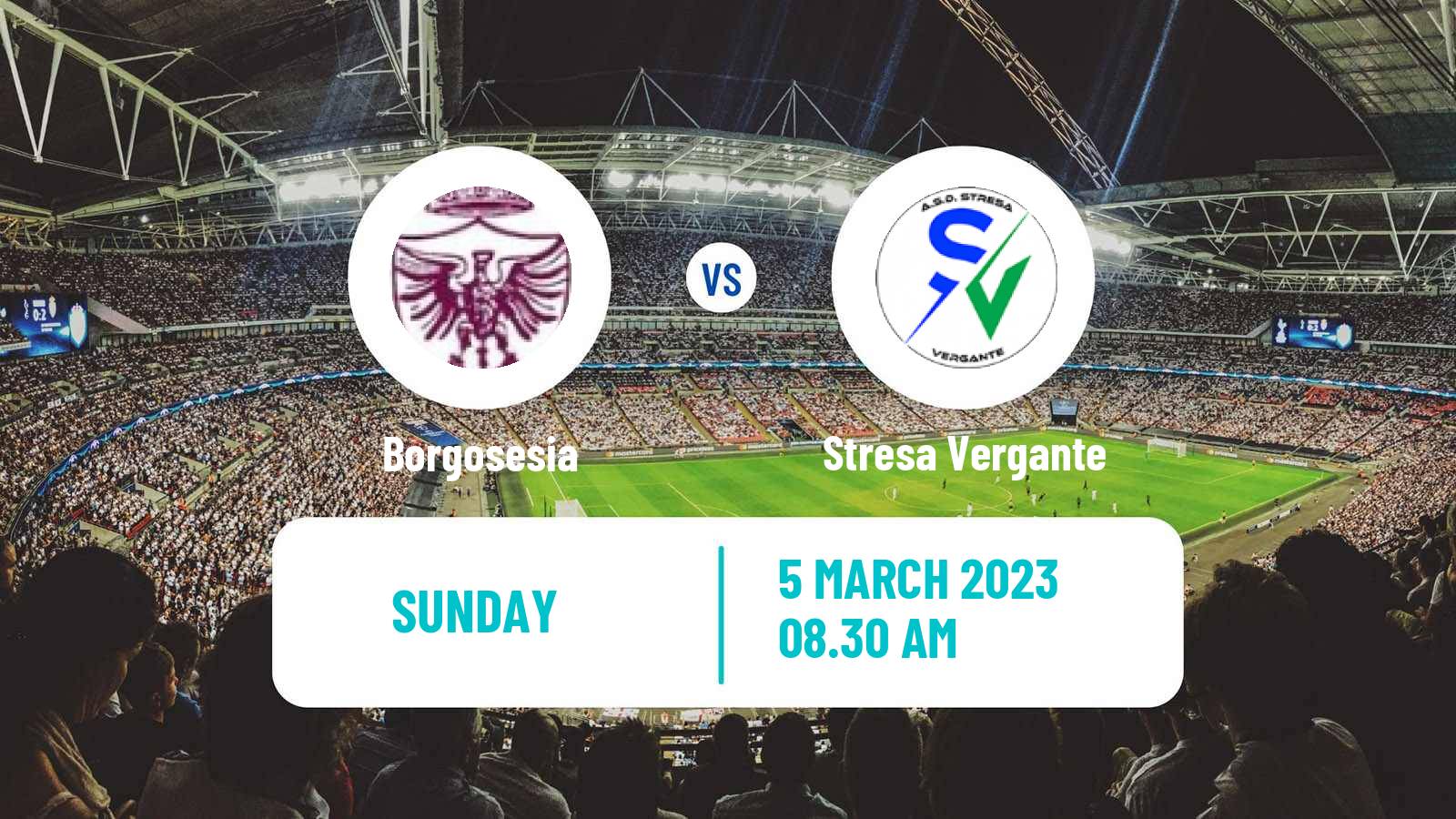 Soccer Italian Serie D - Group A Borgosesia - Stresa Vergante
