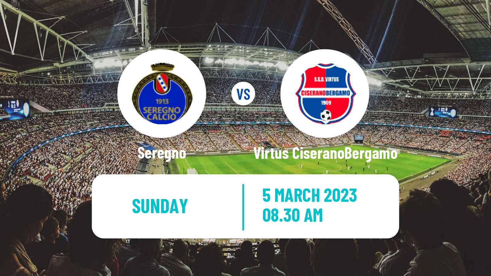 Soccer Italian Serie D - Group B Seregno - Virtus CiseranoBergamo