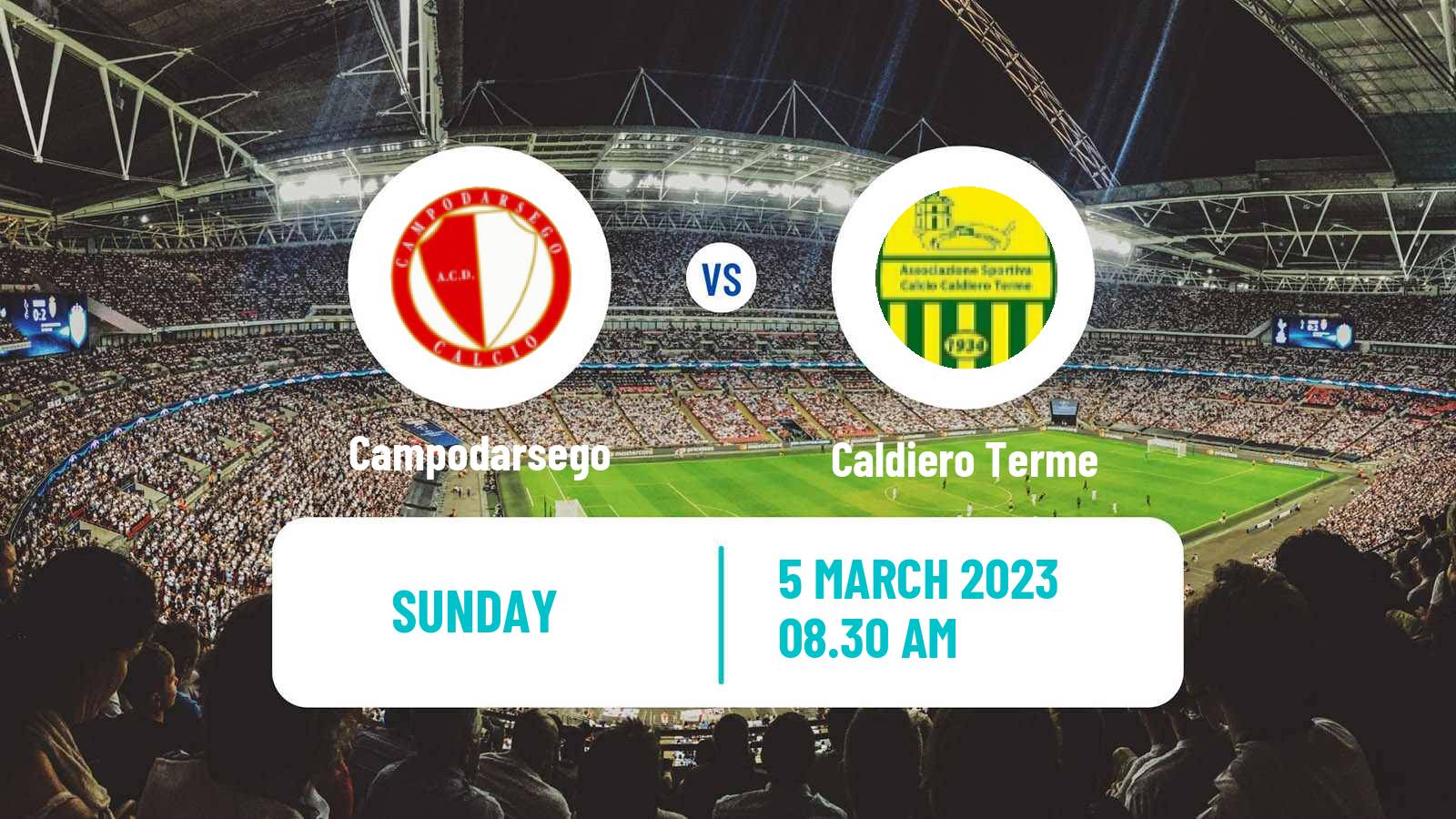 Soccer Italian Serie D - Group C Campodarsego - Caldiero Terme