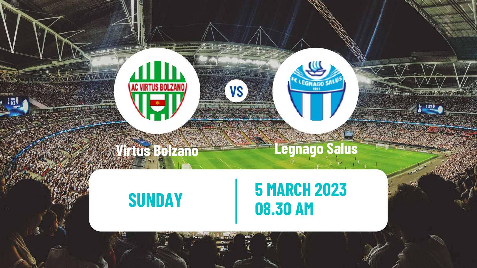 Soccer Italian Serie D - Group C Virtus Bolzano - Legnago Salus