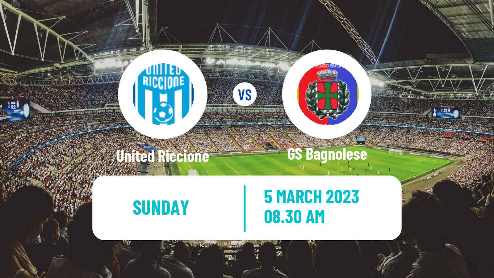 Soccer Italian Serie D - Group D United Riccione - Bagnolese