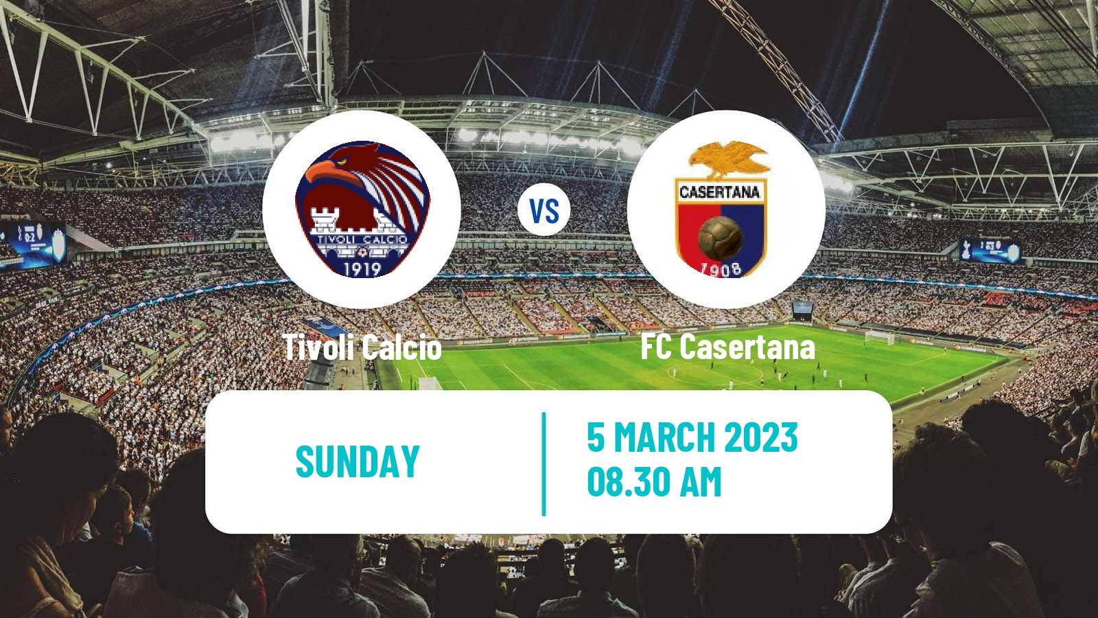 Soccer Italian Serie D - Group G Tivoli Calcio - Casertana