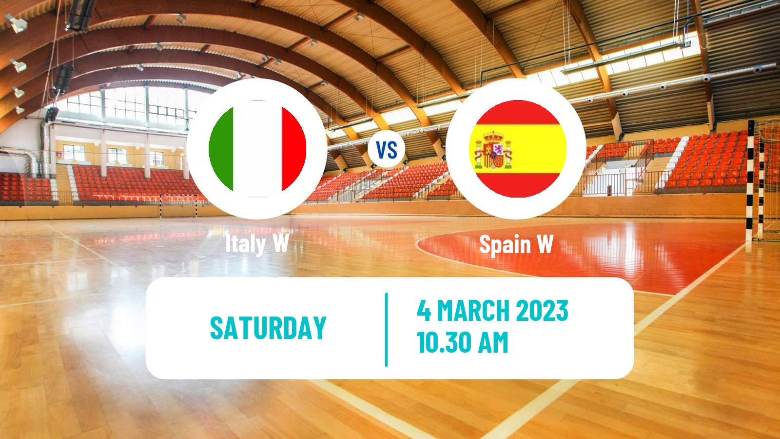 Handball Friendly International Handball Women Italy W - Spain W