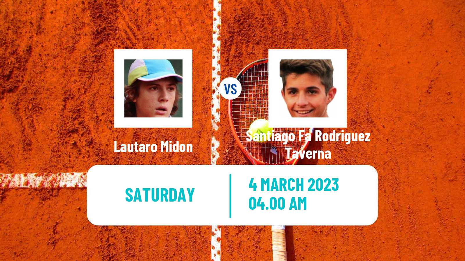 Tennis ITF Tournaments Lautaro Midon - Santiago Fa Rodriguez Taverna