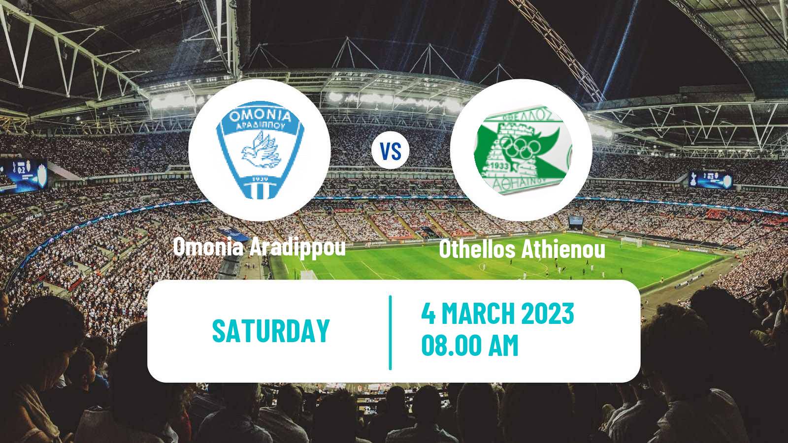 Soccer Cypriot Division 2 Omonia Aradippou - Othellos Athienou