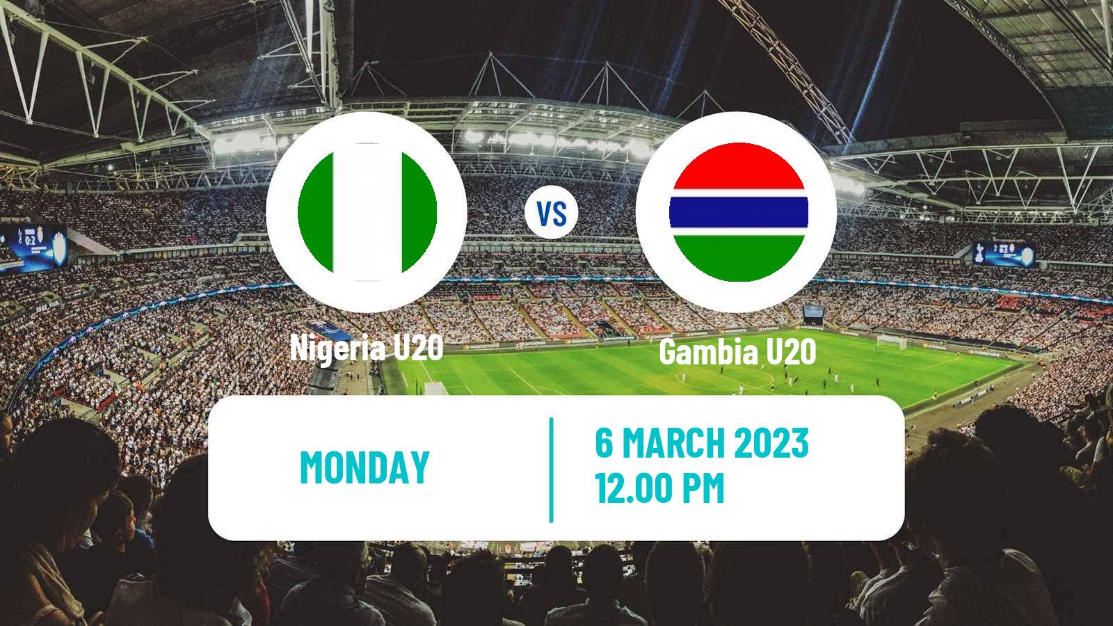 Soccer Africa Cup of Nations U20 Nigeria U20 - Gambia U20