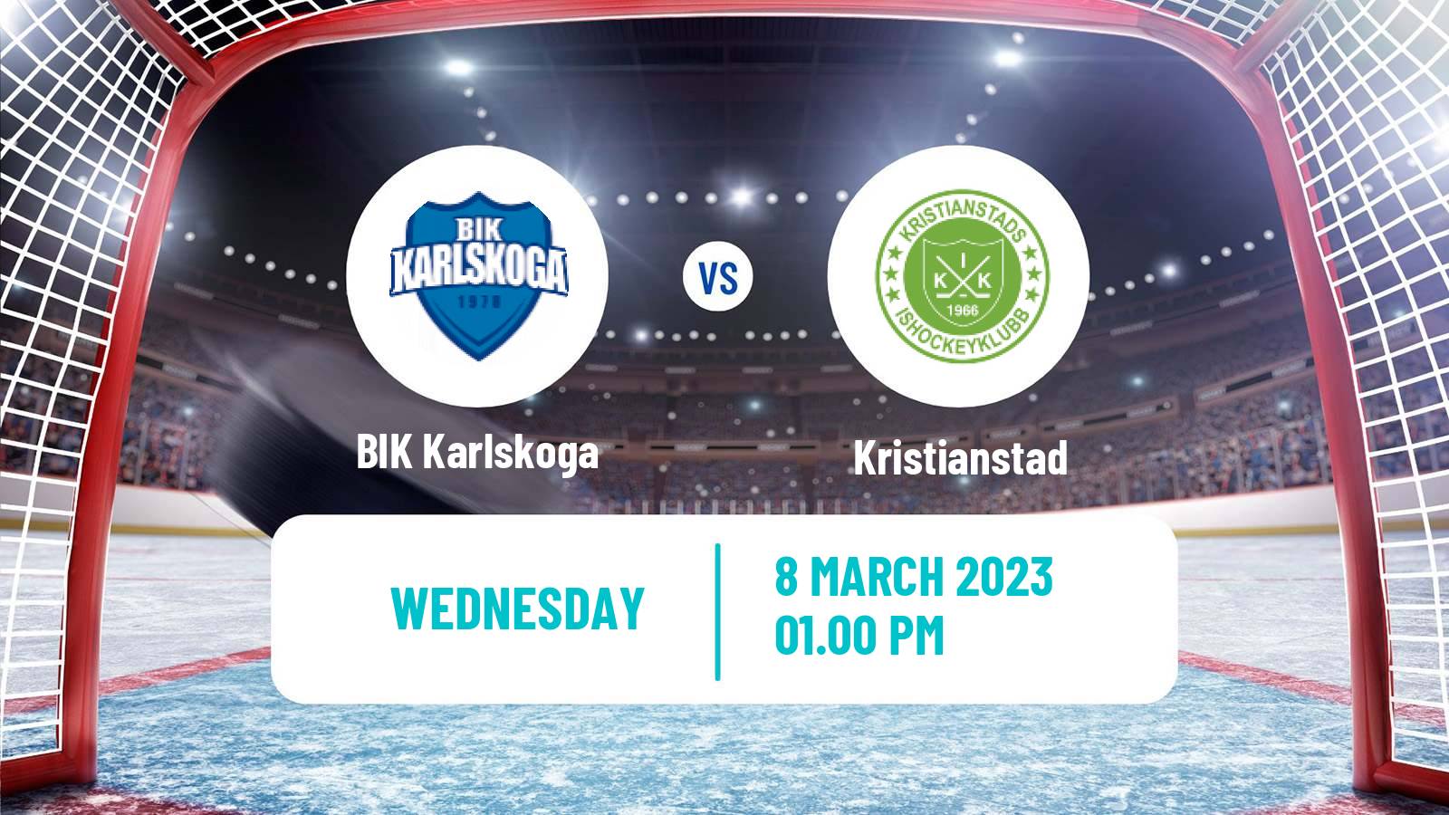 Hockey Swedish Hockey Allsvenskan BIK Karlskoga - Kristianstad