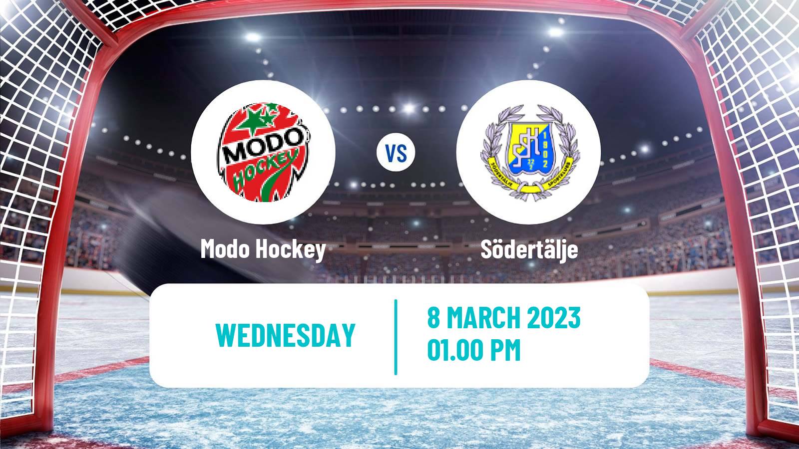 Hockey Swedish Hockey Allsvenskan Modo - Södertälje