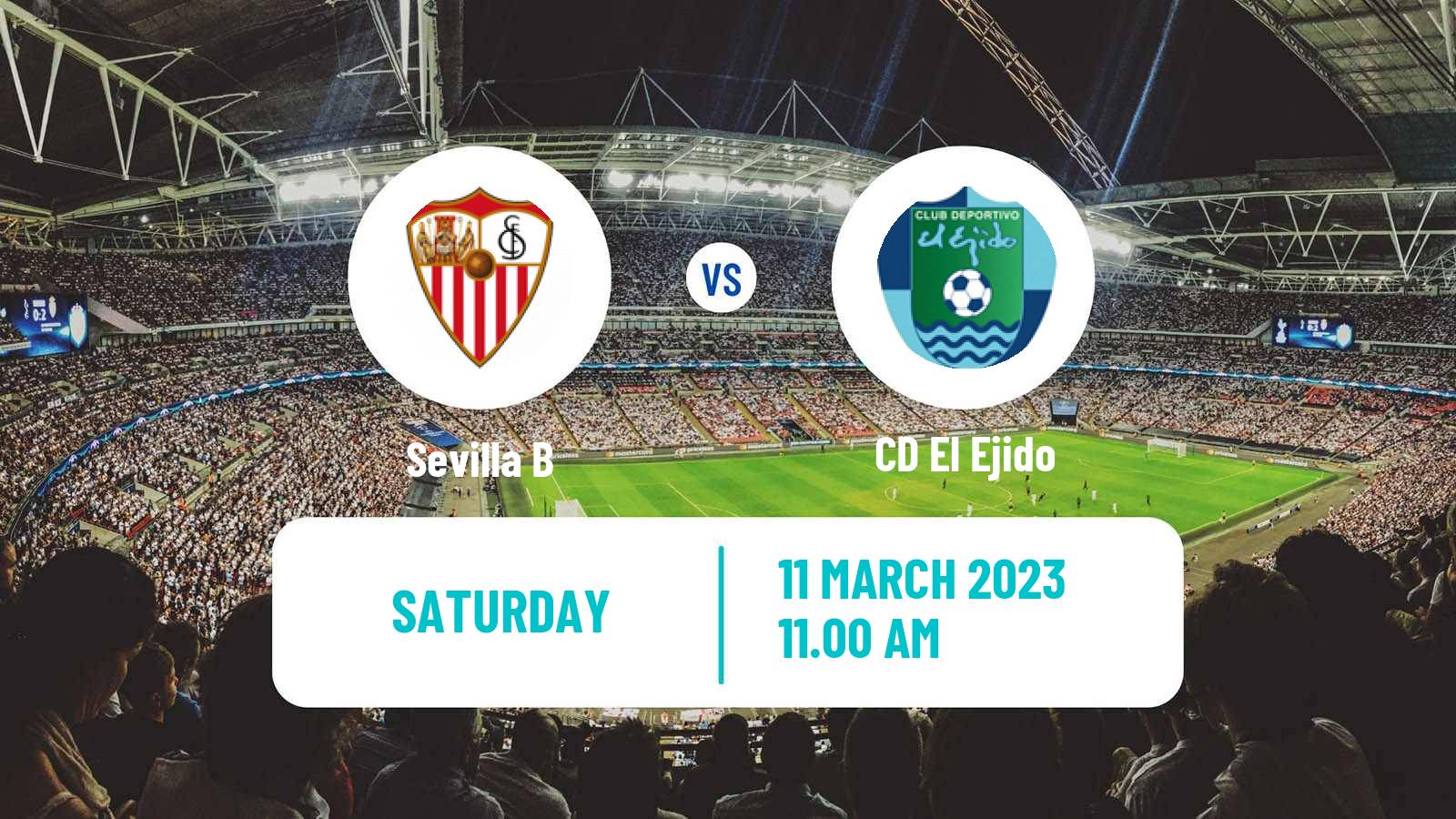 Soccer Spanish Segunda RFEF - Group 4 Sevilla B - El Ejido
