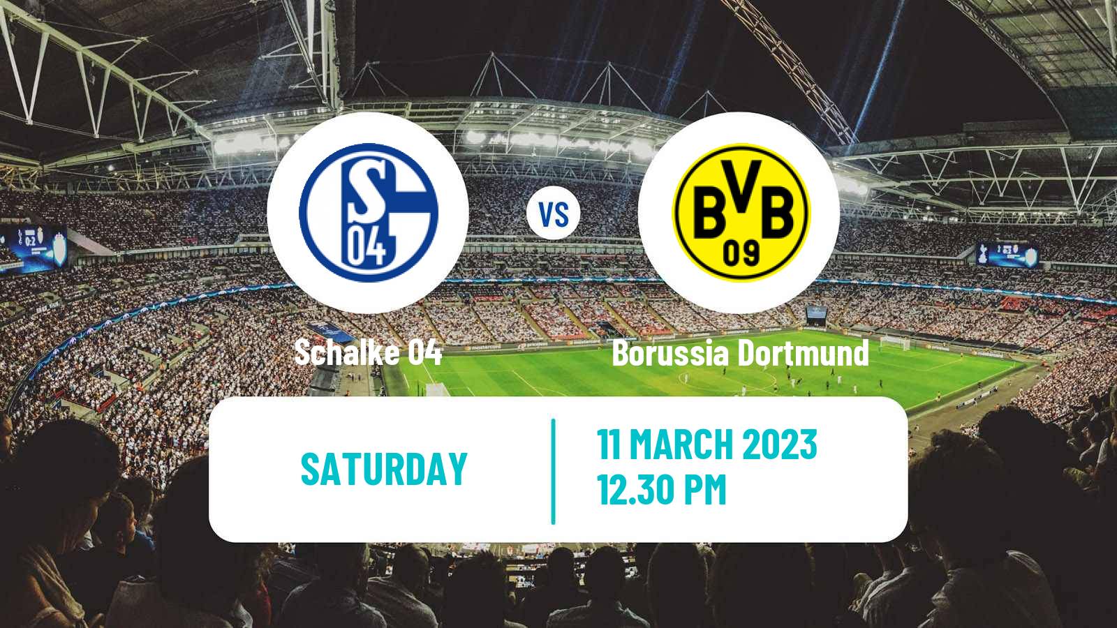 Soccer German Bundesliga Schalke 04 - Borussia Dortmund