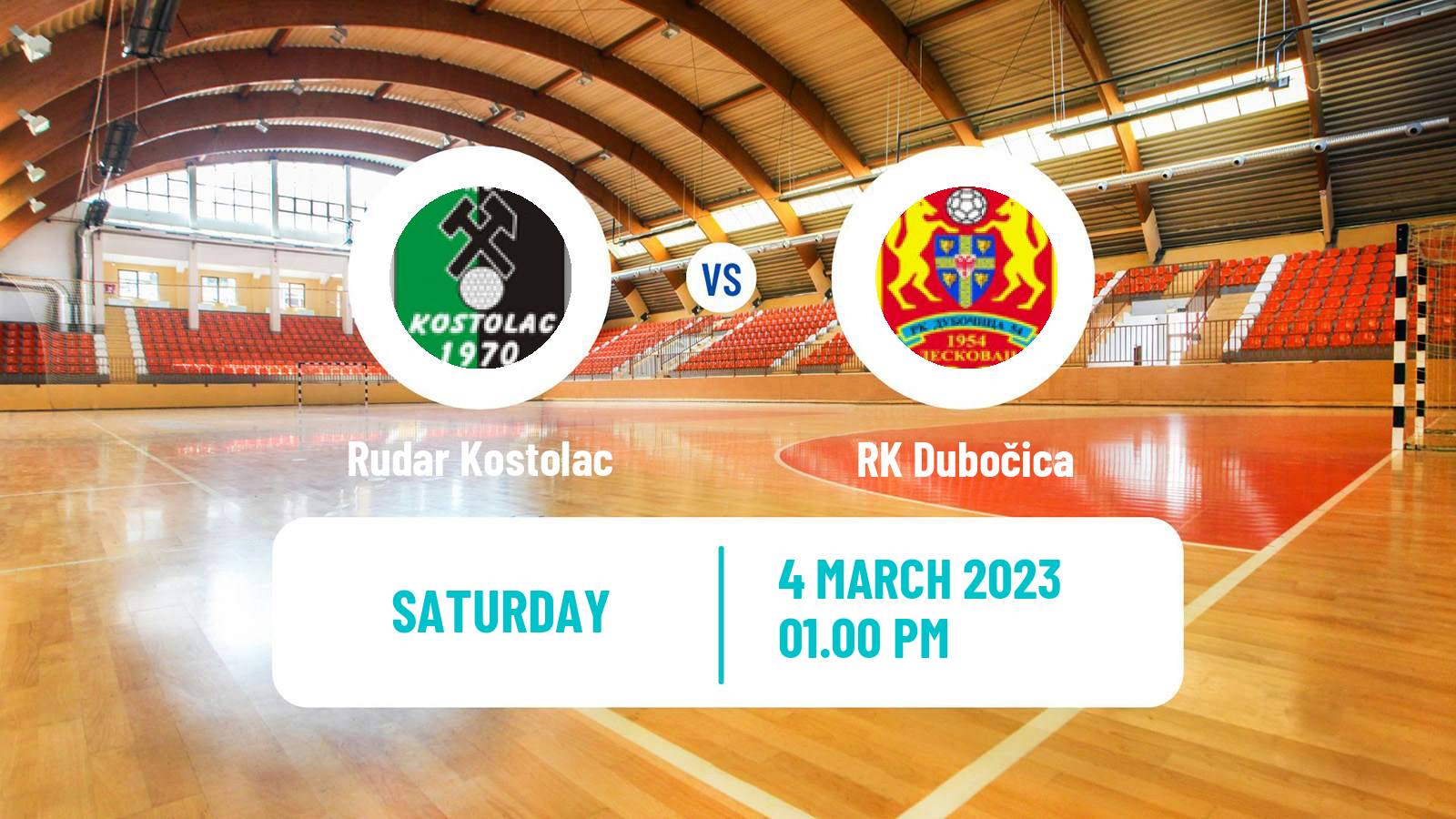 Handball Serbian Superliga Handball Rudar Kostolac - Dubočica
